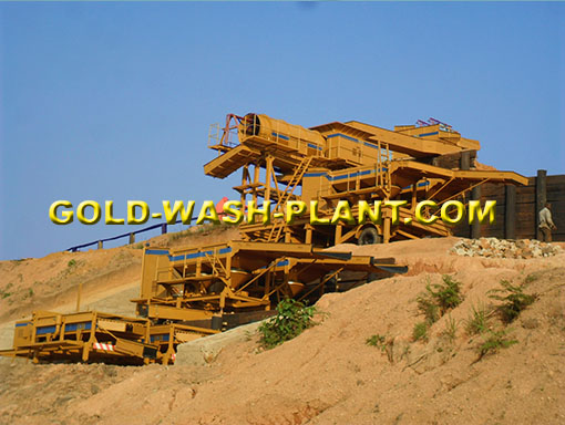 Combination gold and diamonds wash plant