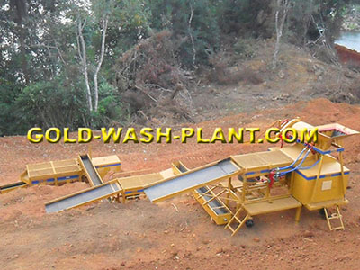 Small Scale Gold wash plant